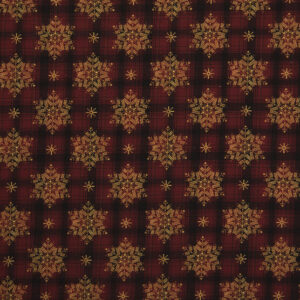 Snowflake Plaid Red Holiday
