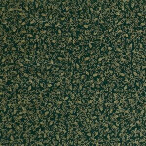 Vine Scrolls Green Metallic